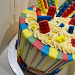 LEGO THEMED MULTI-DRIP CAKE