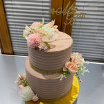 GOLD ELEGANCE CELEBRATION CAKE