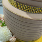 GOLD ELEGANCE CELEBRATION CAKE
