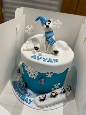 SNOWY BEAR OCCASION CAKE