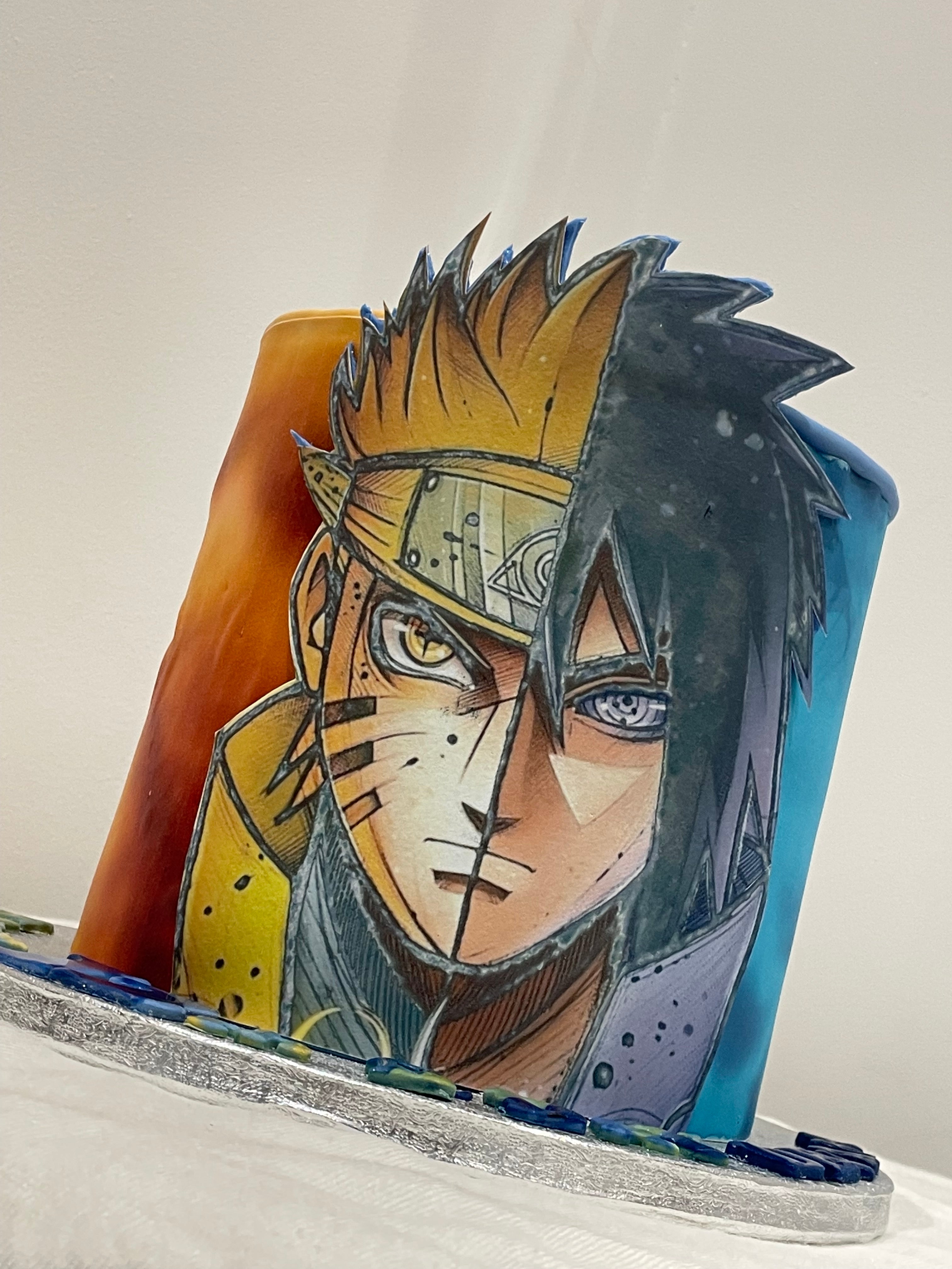NARUTO DIMENSION ANIME THEME CAKE