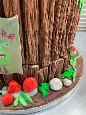 SWAMP MONSTER CAKE