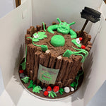 SWAMP MONSTER CAKE