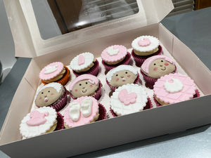 NEW BABY GIRL CUPCAKES