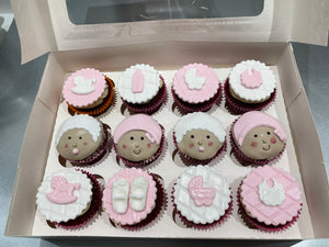 NEW BABY GIRL CUPCAKES