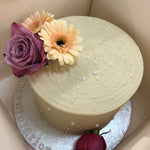 IVORY PEARL ROSE CAKE