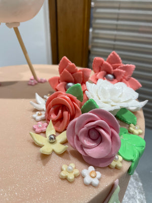 BABY & STORK CELEBRATION CAKE