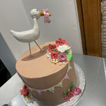 BABY & STORK CELEBRATION CAKE