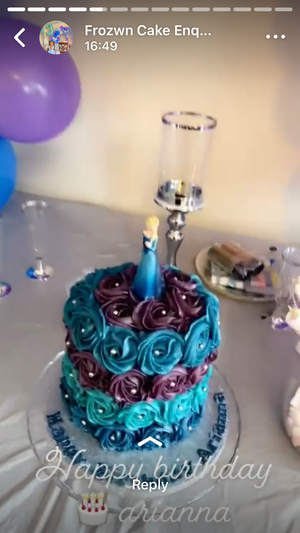 ROSETTE PRINCESS CAKE