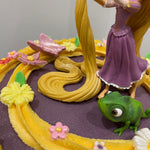 LONG HAIR PRINCESS THEME CAKE
