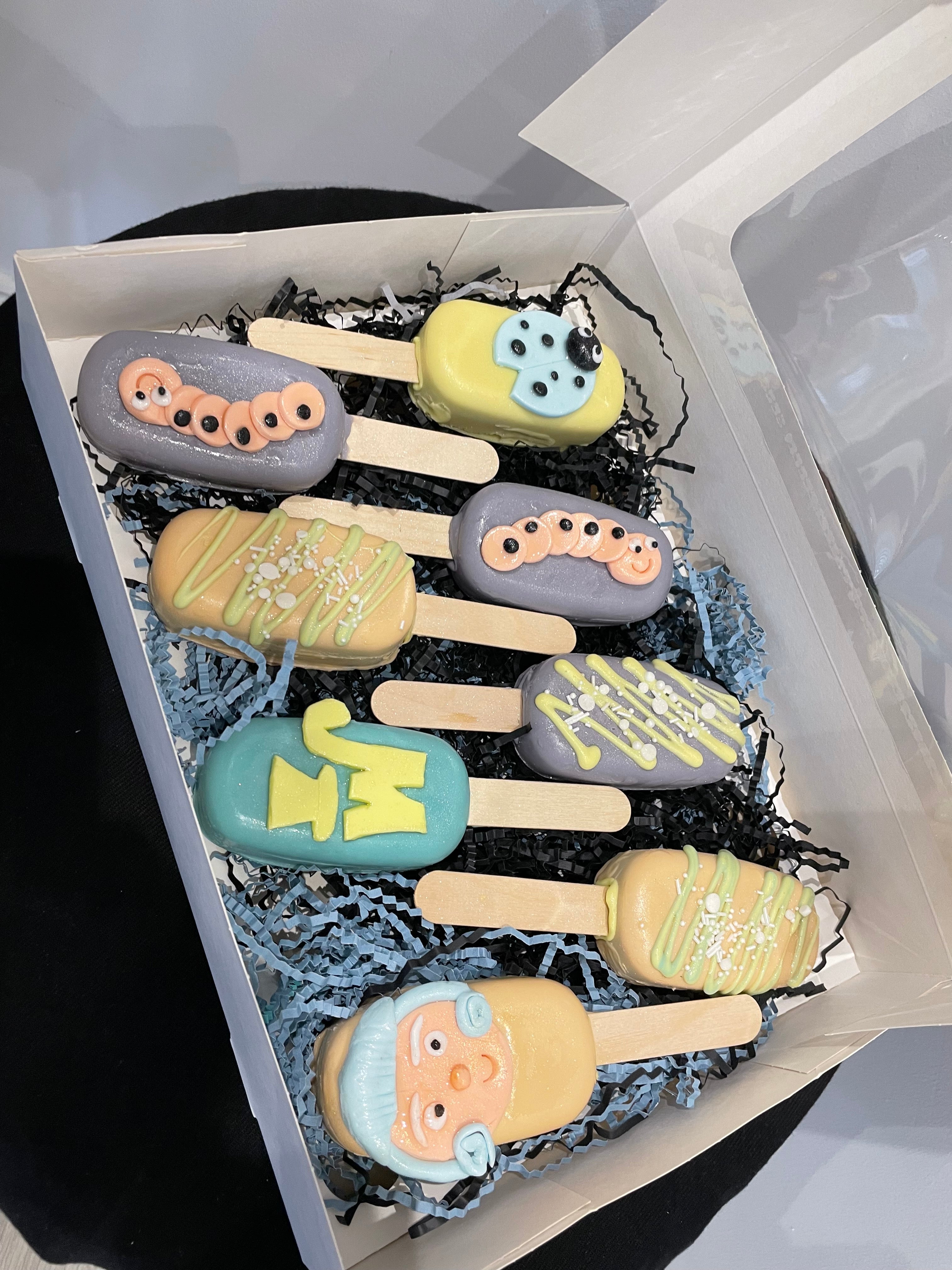 CHILDREN'S BOOK AUTHOR THEME CAKESICLES