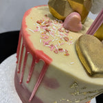 PINK SAIL & FLOWER CAKE