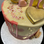 PINK SAIL & FLOWER CAKE