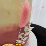 PINK SAIL & FLOWER CAKE