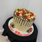 FRUIT CHOCOLATE DRIP CAKE