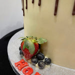 FRUIT CHOCOLATE DRIP CAKE