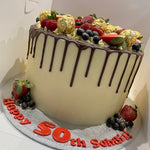 FRUIT CHOCOLATE DRIP CAKE