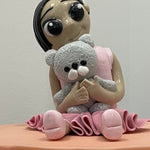 GIRL WITH BEAR OCCASSION CAKE