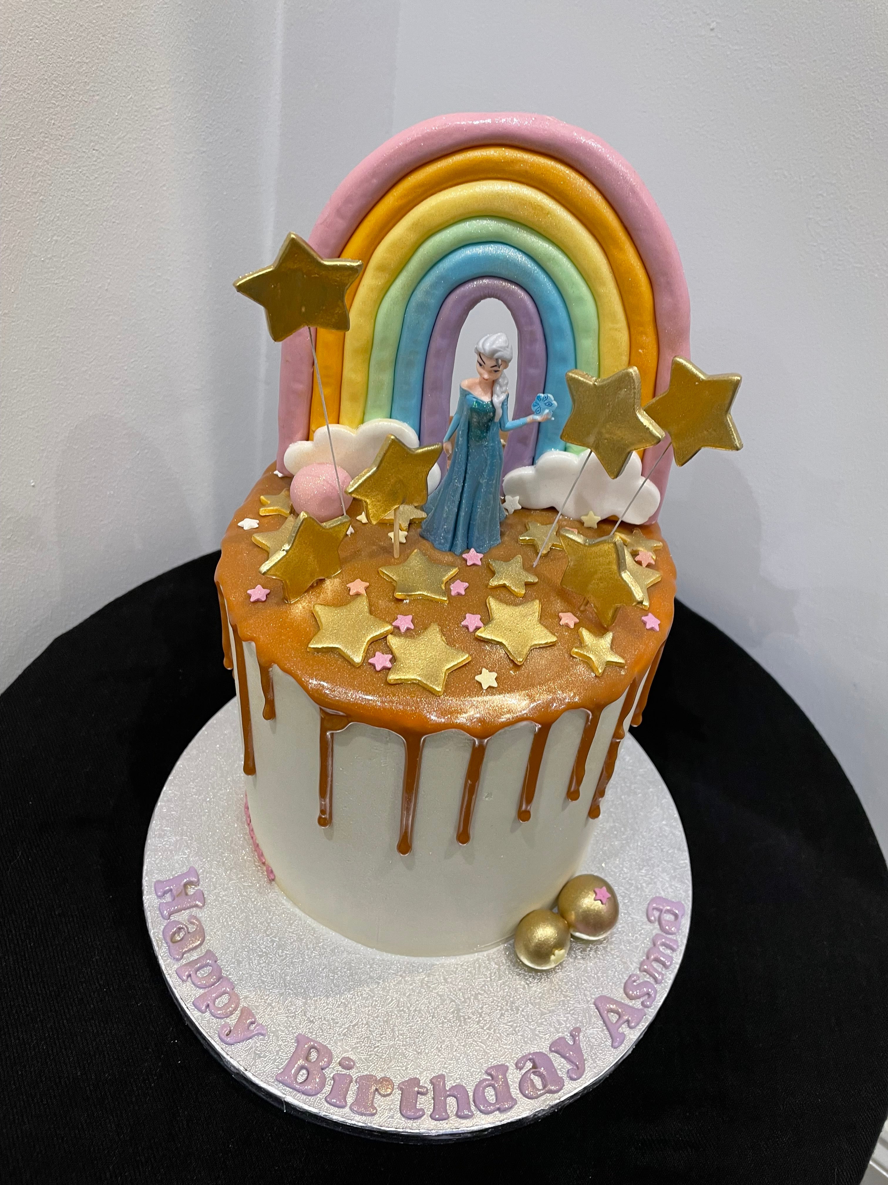 RAINBOW PRINCESS CAKE