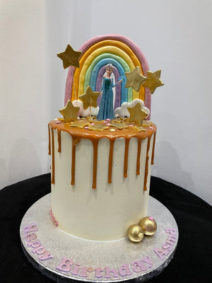 RAINBOW PRINCESS CAKE