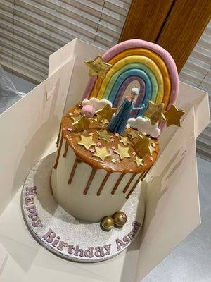 RAINBOW PRINCESS CAKE