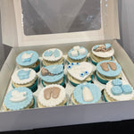 NEW BABY BOY CUPCAKES