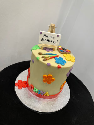 ARTIST SET THEME CAKE