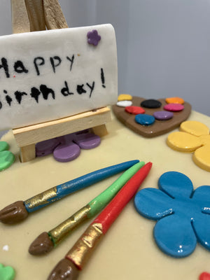 ARTIST SET THEME CAKE
