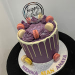 PLUM-MAC DRIP - OCCASION CAKE