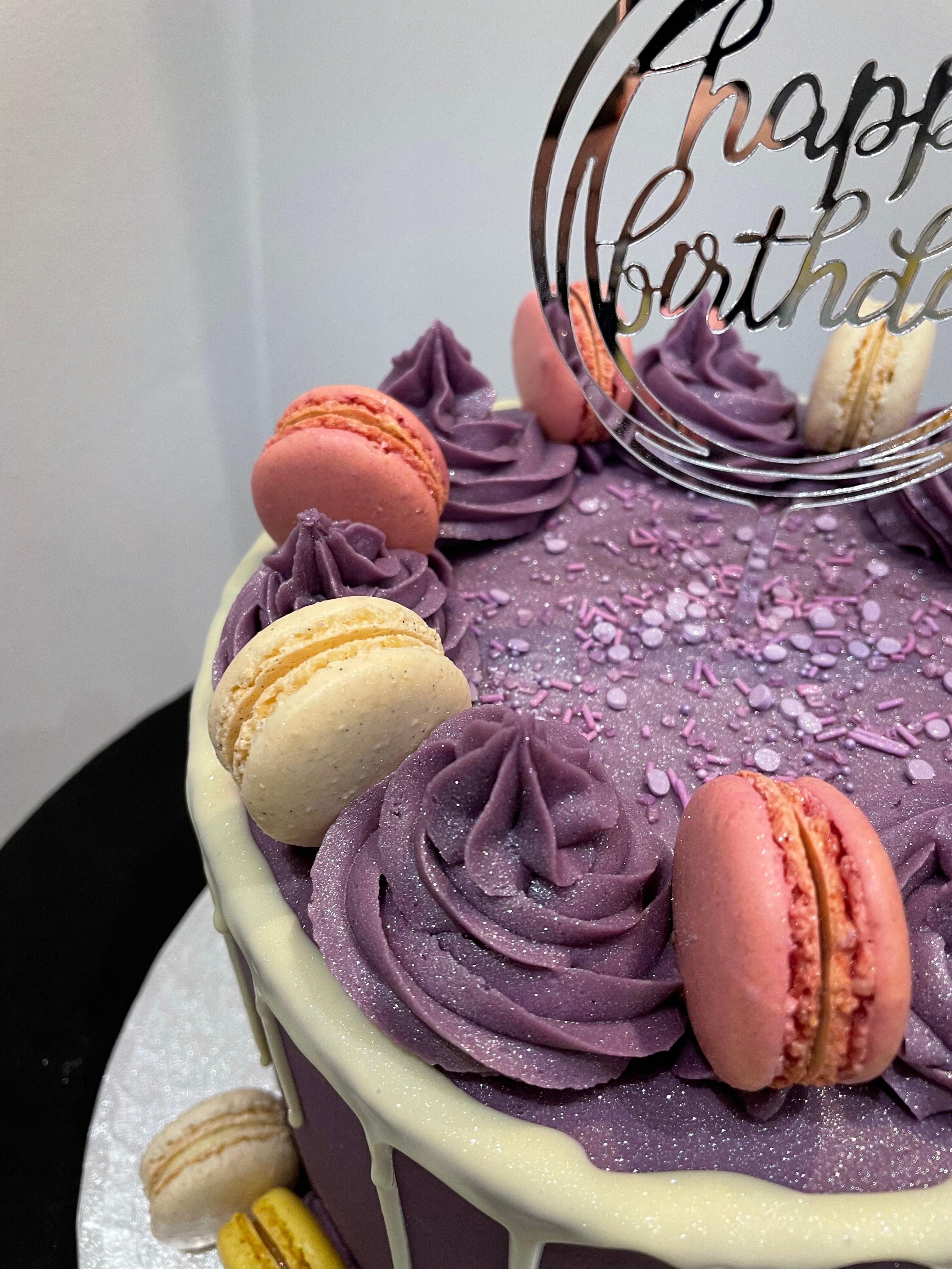 PLUM-MAC DRIP - OCCASION CAKE