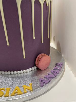 PLUM-MAC DRIP - OCCASION CAKE