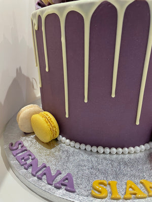 PLUM-MAC DRIP - OCCASION CAKE