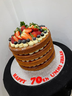 FRUITY VANILLA NAKED CAKE