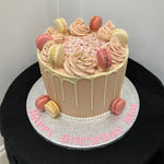 PINK MAC DRIP OCCASION CAKE