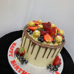 FRUIT CHOCOLATE DRIP CAKE