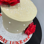 WHITE ROSE OCCASION CAKE