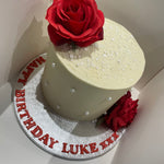 WHITE ROSE OCCASION CAKE