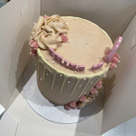 CREAM DRIP PEARL OCCASION CAKE