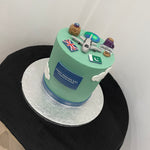 TRAVEL THEME CAKE