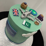 TRAVEL THEME CAKE