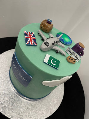 TRAVEL THEME CAKE