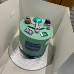 TRAVEL THEME CAKE