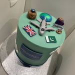 TRAVEL THEME CAKE