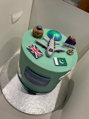 TRAVEL THEME CAKE