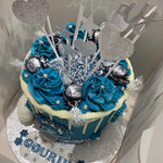 STARS & BALLOON OCCASION DRIP CAKE
