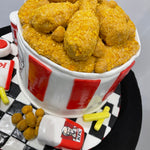 FRIED CHICKEN SHOP THEME CAKE