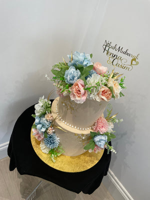 FLORAL PEARL OCCASION CAKE