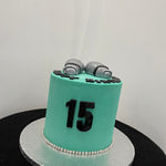 BOXING GLOVES THEME CAKE