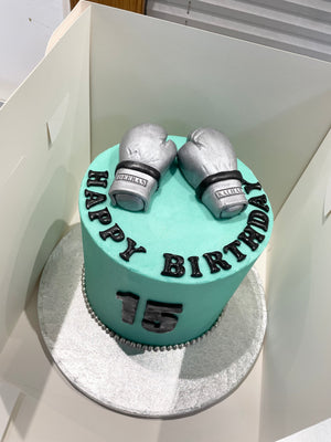 BOXING GLOVES THEME CAKE
