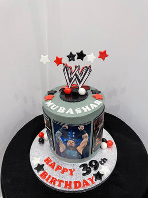 WRESTLING THEME CAKE